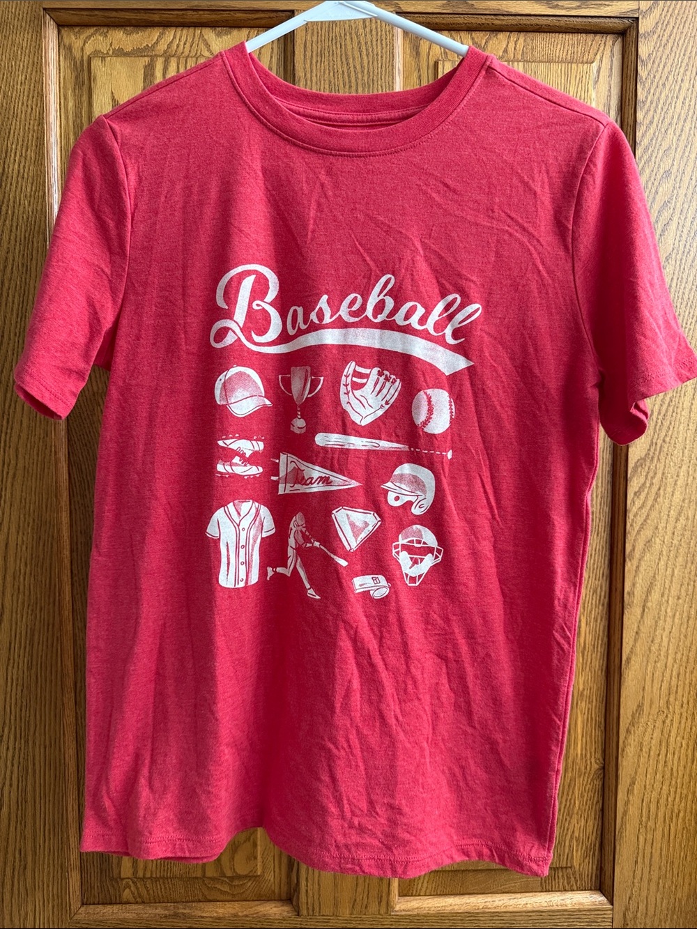 Cat & Jack Red Baseball Graphic Tee for Kids